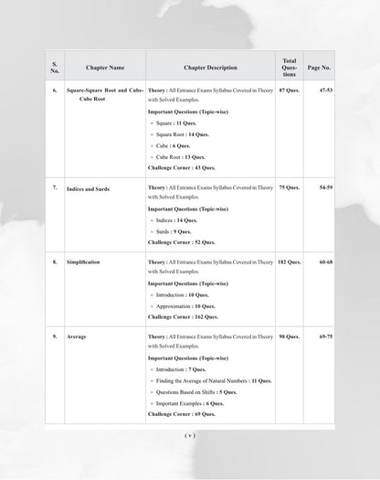 Examcart School Entrance Exam Math Class 6th Textbook For 2026 Exam in English