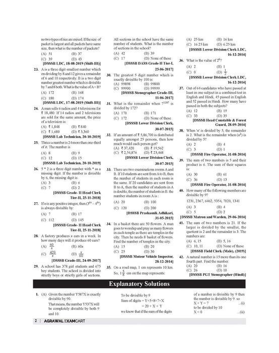 dsssb-mathematics-chapter-wise-solved-papers-2024-exams-english-book-cover-page