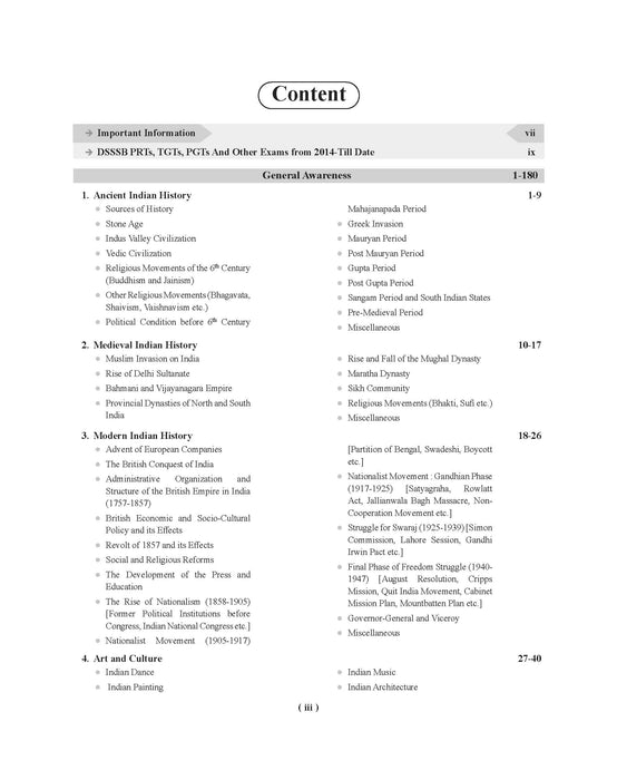 Examcart DSSSB General Awareness Question Bank by Nilophar Neha Khan for PRTs | TGTs | PGTs | Spl. Edu | DASS For 2025 Exam in English