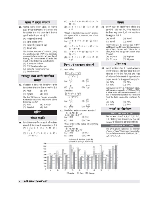 Examcart UPSSSC PET Group C Solved Papers for Exam 2024 in Hindi