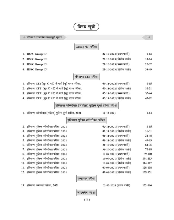 hssc previous year question paper book