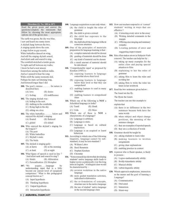 CTET paper 2 practice sets