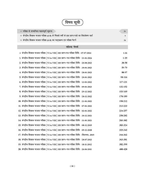 CTET Paper 2 Social Science Previous Year Question Papers