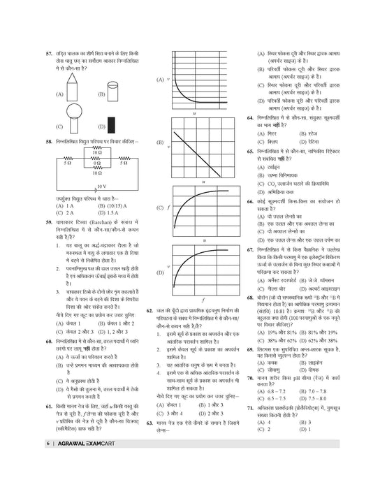 Examcart NDA/NA Solved Papers Book (Mathematics & GAT) For 2025 Exam in Hindi