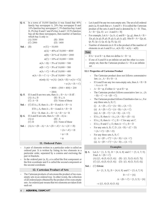 Examcart NDA/NA Mathematics Book For 2025 Exam In English