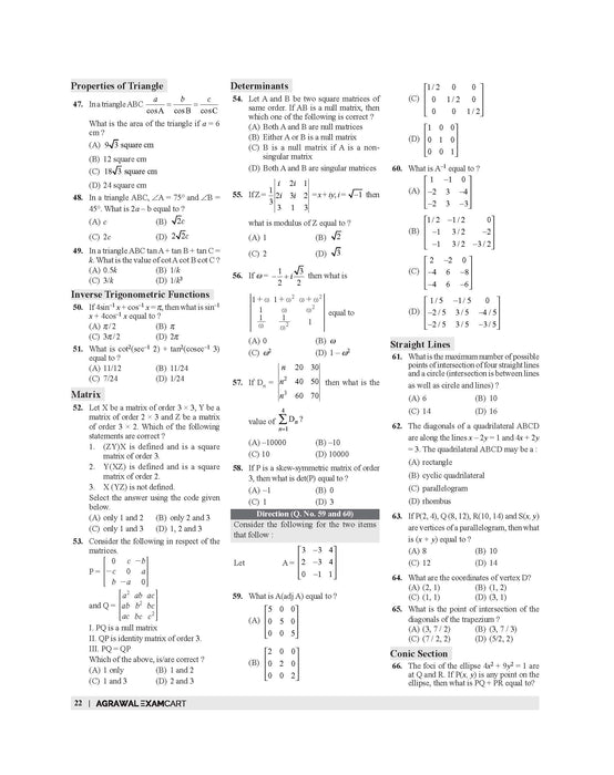 nda maths pyq book