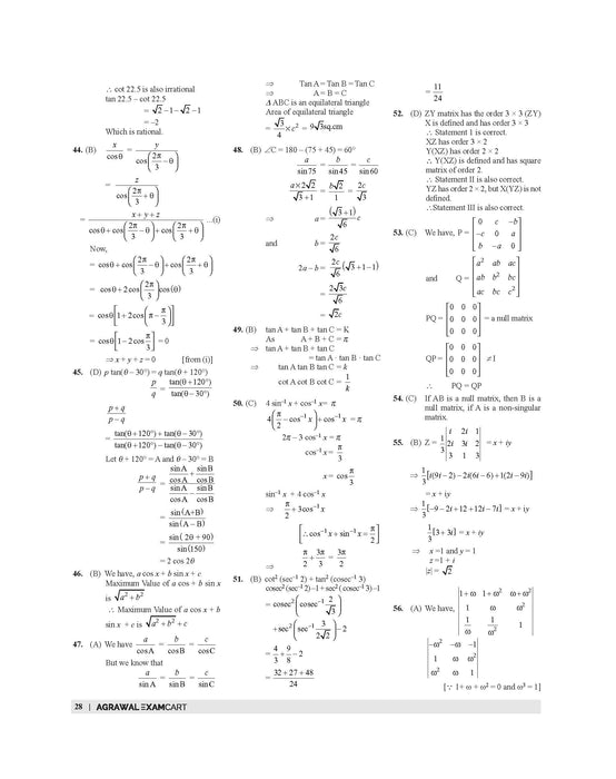 nda maths pyq book