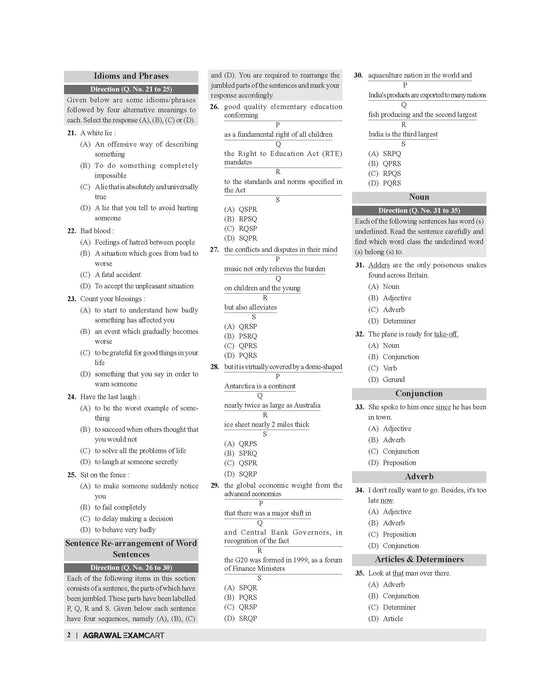 Examcart NDA/NA (National Defence Academy/ Naval Academy) 25 GAT (General Ability Test) Solved Papers (2012-2024) Book For 2025 Exam in English