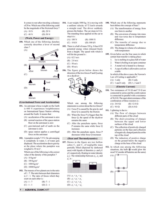 Examcart NDA/NA (National Defence Academy/ Naval Academy) 25 GAT (General Ability Test) Solved Papers (2012-2024) Book For 2025 Exam in English