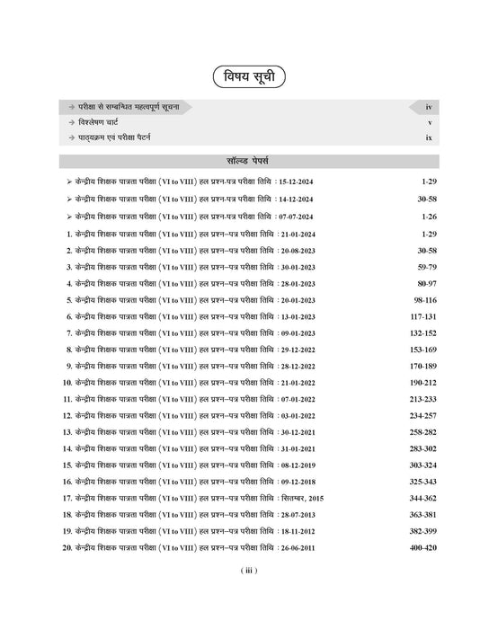 CTET Paper 2 Social Science Previous Year Question Papers