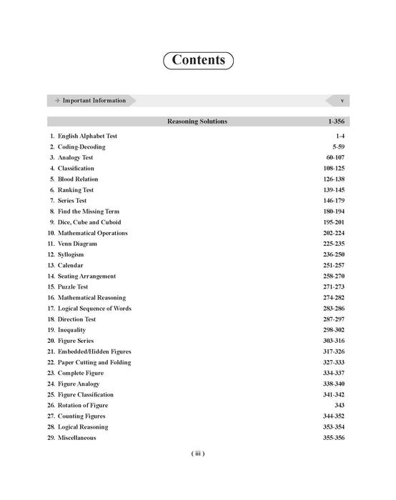 Examcart SSC Reasoning Question Bank Solutions Book By Arun Kumar in English (Must Buy With SSC Reasoning Question Bank)