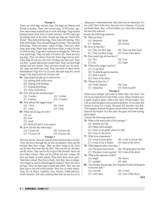 Examcart Jawahar Navodaya Vidyalaya (JNV) Class 6 Practice Sets For Entrance Exam 2027 In English | 20 Practice Sets