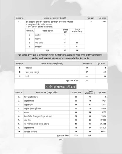 Examcart Jawahar Navodaya Vidyalaya (JNV) Class 6 Complete Guidebook For Entrance Exam 2027 In Hindi