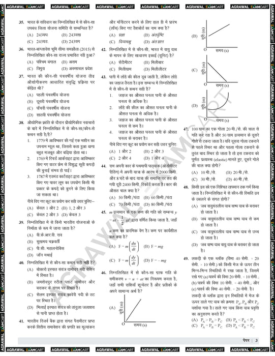 NDA 8 Previous Year Solved Papers of Mathematics & GAT from 2020 to 2024 in Hindi (E-Book)