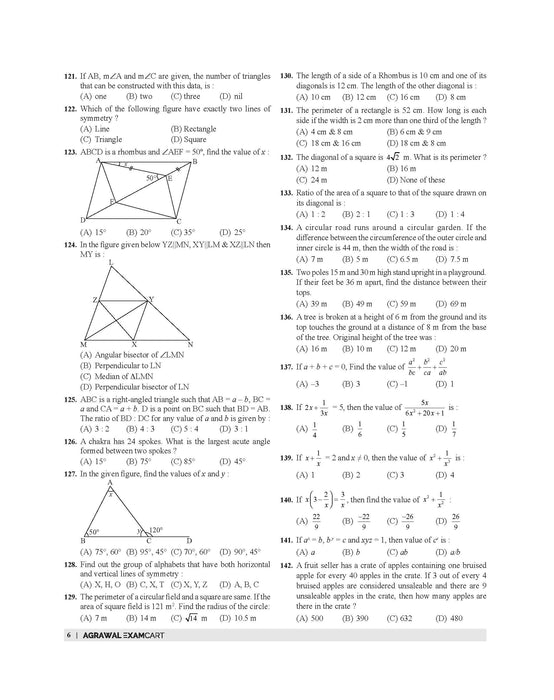 Examcart Sainik School & Rashtriya Military School Class 6 Solved Paper For 2026 Exam (English Medium)