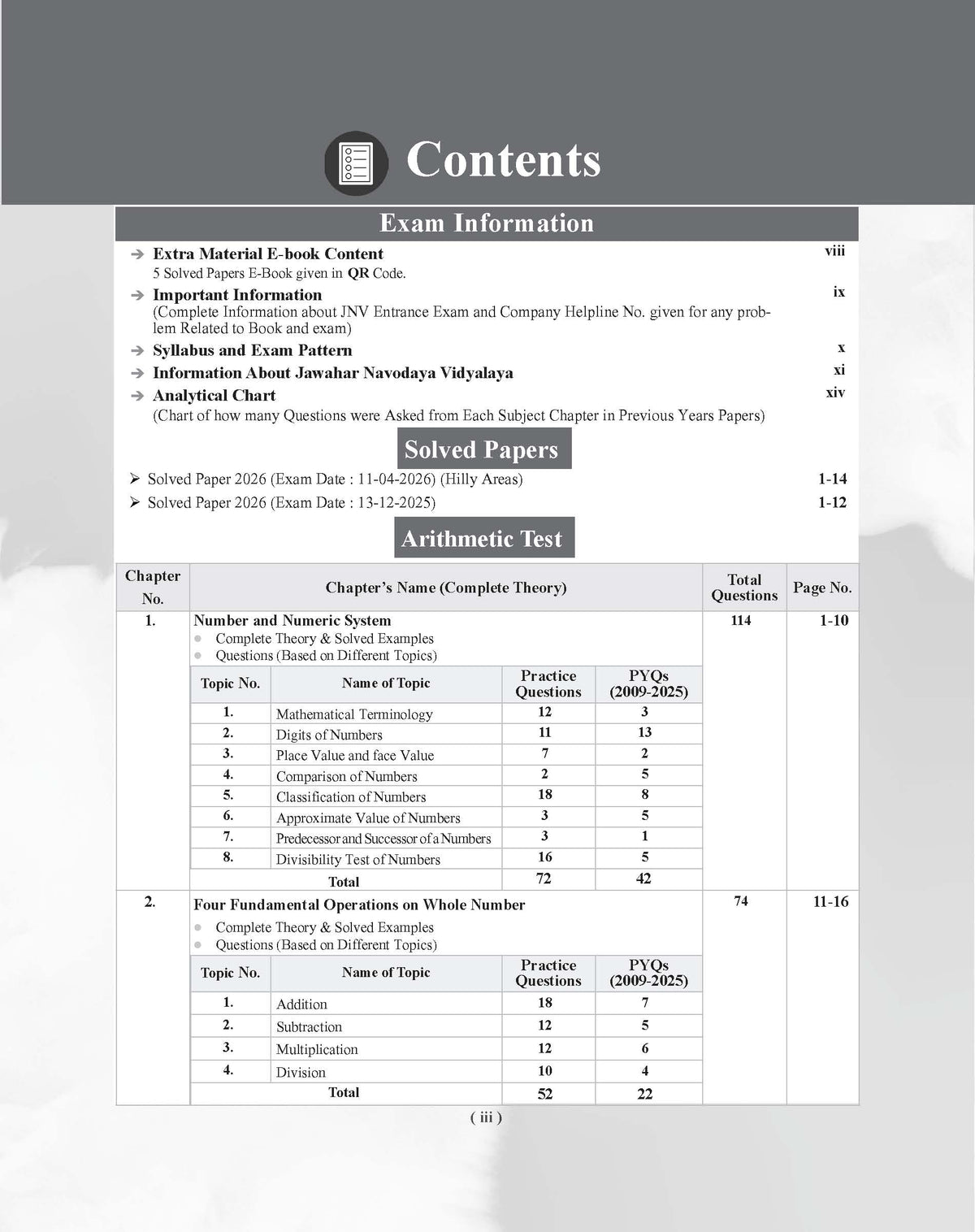 Examcart Jawahar Navodaya Vidyalaya (JNV) Class 6 Complete Guidebook For Entrance Exam 2027 In English