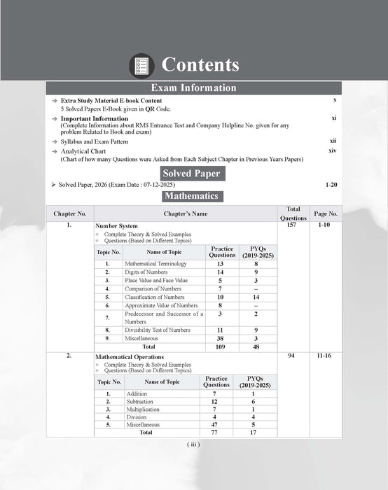 Examcart Rashtriya Military School Class 6 Study Guide Book For 2027 Exam In English