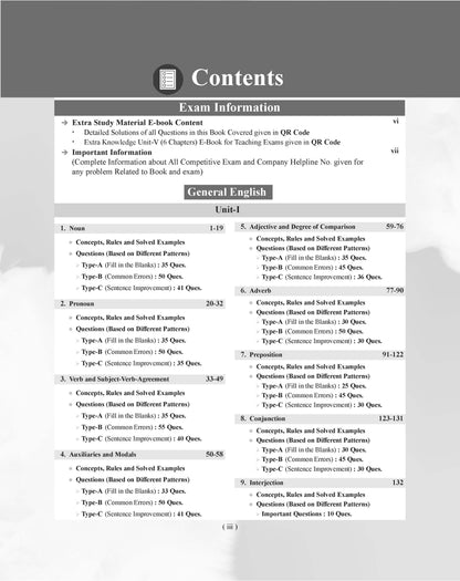 Examcart Latest Easy to Learn General English Book For All Competitive Exams 2026 | SSC, Banking, NDA, CDS, DSSSB, Teaching Exams, UPSC & State PCS and College Entrance Exams