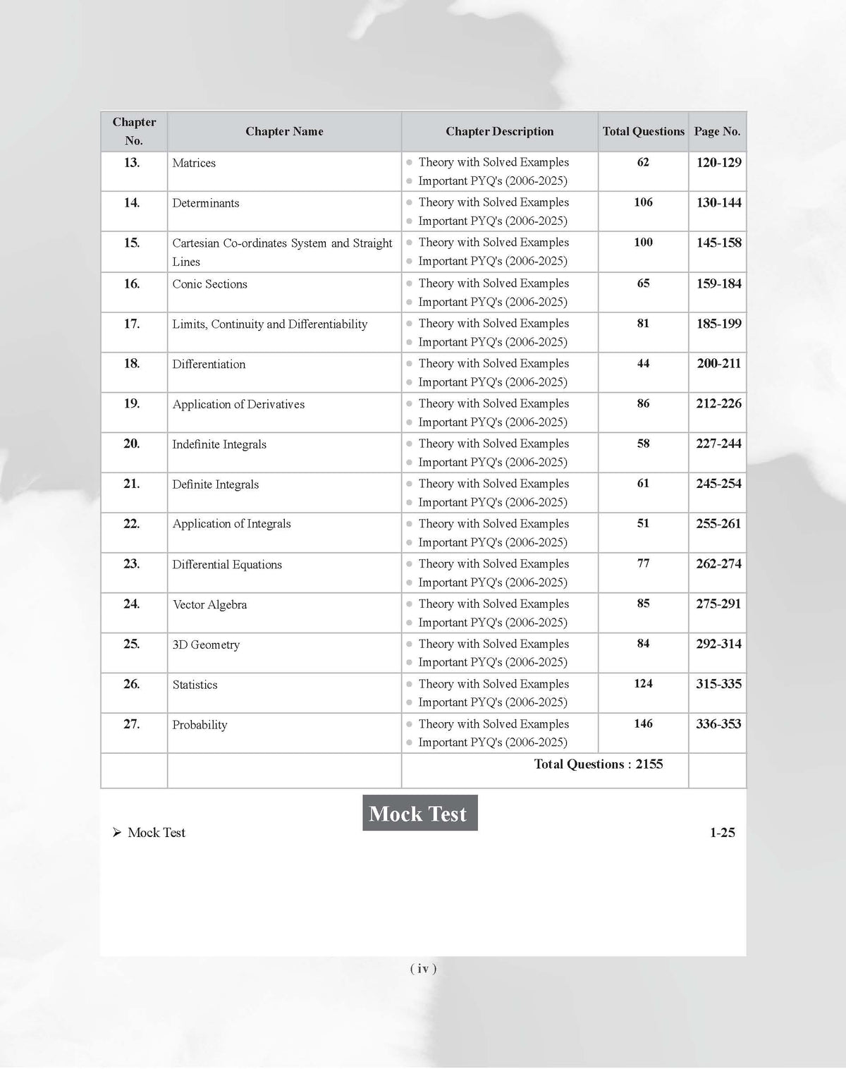 Examcart NDA/NA Mathematics (Guide + PYQ) Book For 2026 Exam In English