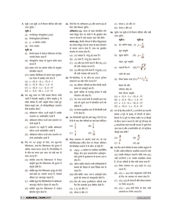 Examcart PGT Bhautik Vigyan (Physics) Practice Sets And Solved Papers Book For 2026-2027 Exams In Hindi
