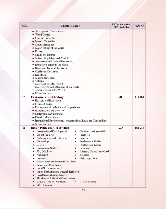 Examcart UPSC IAS Prelims PYQs (2011–2026) English Medium | General Studies & CSAT | 2700+ Chapterwise & Topicwise Solved Questions with Detailed Explanations | Month-wise Preparation Strategy | UPSC Civil Services Exam Book
