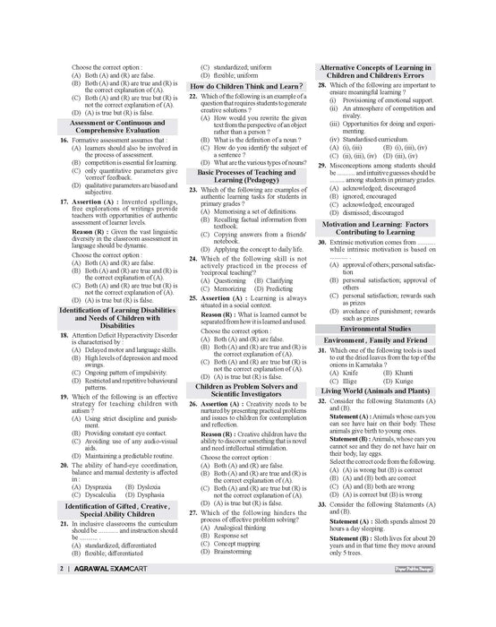 Examcart CTET Paper 1 (Class 1 to 5) Solved Paper Book By Prateek Shivalik For 2026 Exam In English