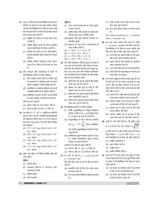 Examcart PGT Bhautik Vigyan (Physics) Practice Sets And Solved Papers Book For 2026-2027 Exams In Hindi