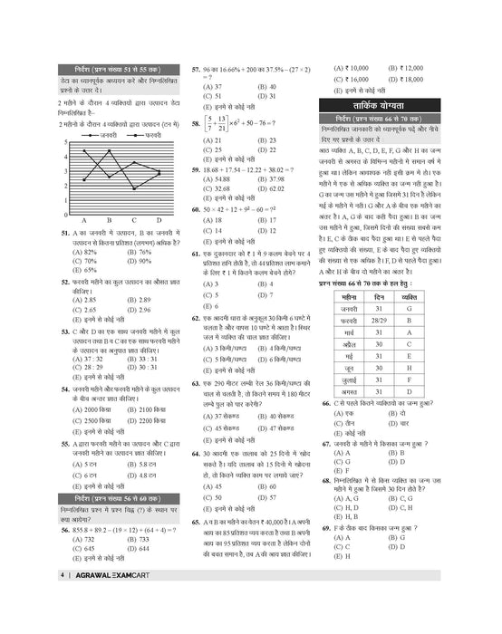 Examcart SBI (State Bank of India) Clerk Grade Junior Associates (Customer Support & Sales) Practice Sets For 2026 Prelims Exams in Hindi | 15 Practice Set