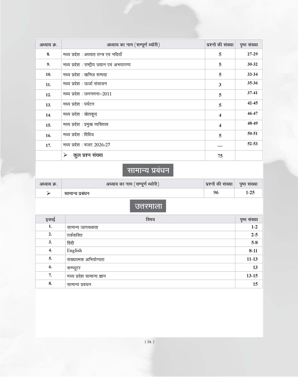 Examcart Madhya Pradesh MP Patwari Sanyukt Bharti Pariksha Guide Book For 2026 Exam In Hindi