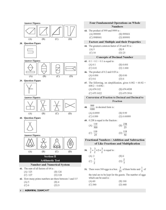 Examcart Jawahar Navodaya Vidyalaya (JNV) Class 6 Solved Paper Book For 2027 Exam In English
