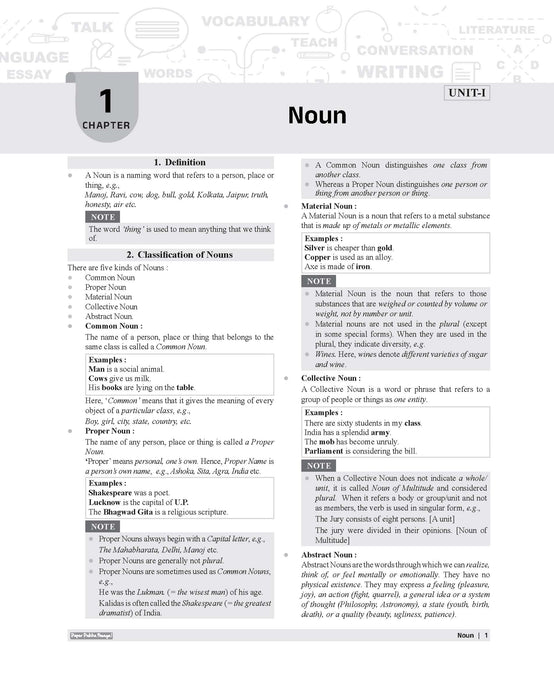 Examcart Latest General English Book For All Competitive Exams 2026 | SSC, Banking, NDA, CDS, DSSSB, Teaching Exams, UPSC & State PCS and College Entrance Exams