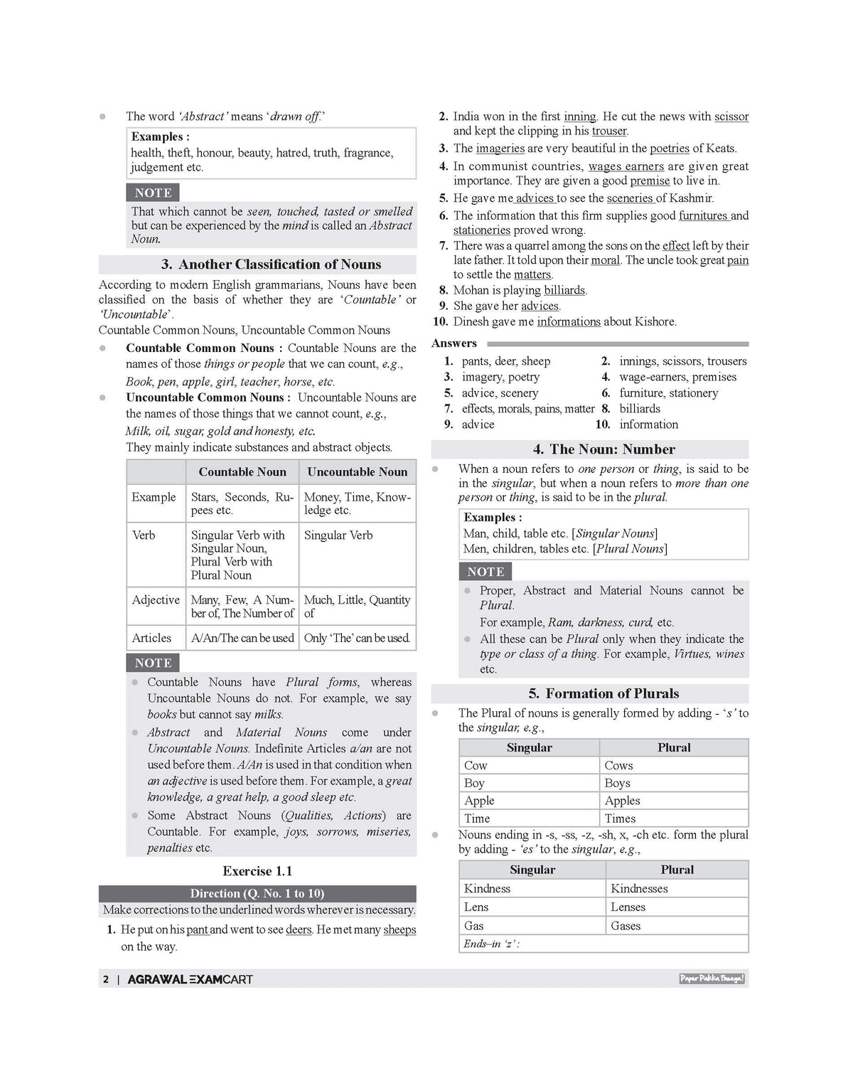 Examcart Latest General English Book For All Competitive Exams 2026 | SSC, Banking, NDA, CDS, DSSSB, Teaching Exams, UPSC & State PCS and College Entrance Exams