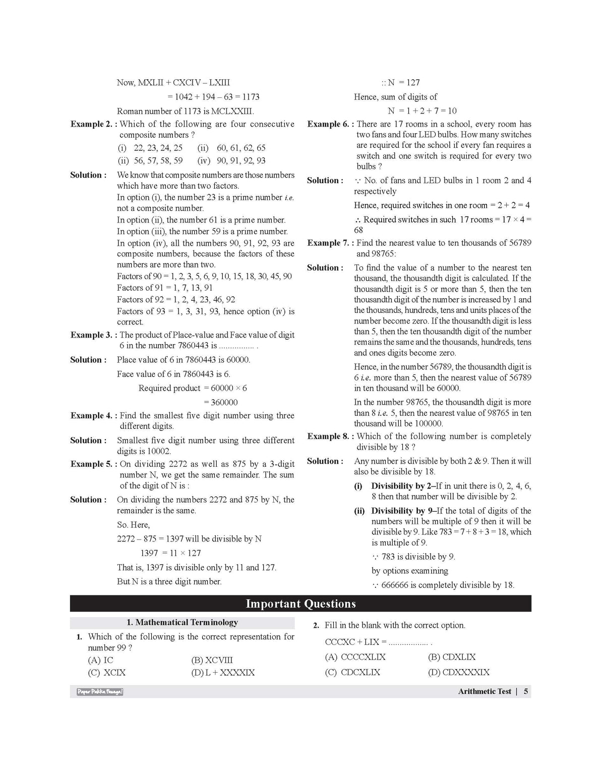 Examcart Jawahar Navodaya Vidyalaya (JNV) Class 6 Complete Guidebook For Entrance Exam 2027 In English
