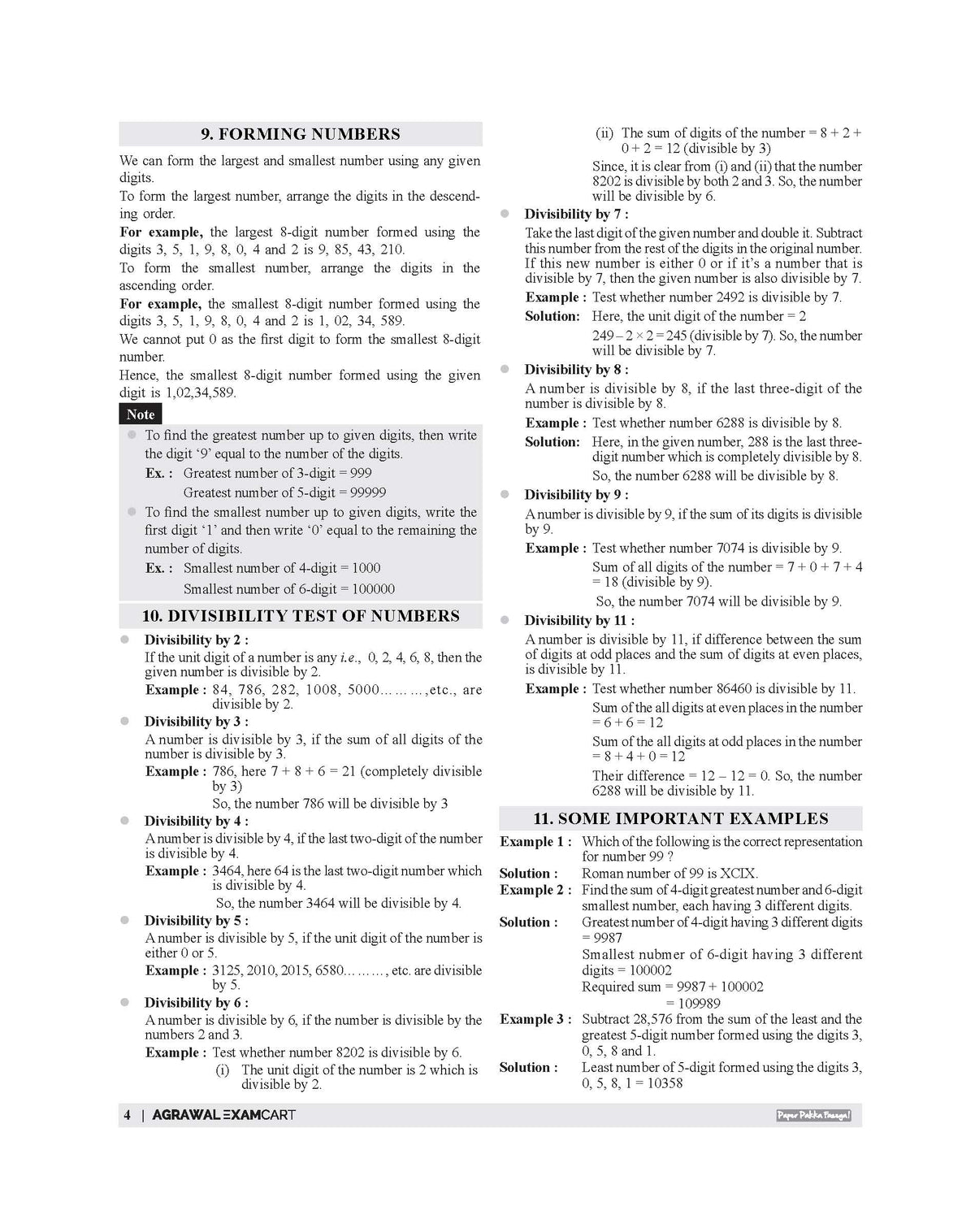 Examcart Sainik School Class 6 Study Guide Book For 2027 Entrance Exam In English