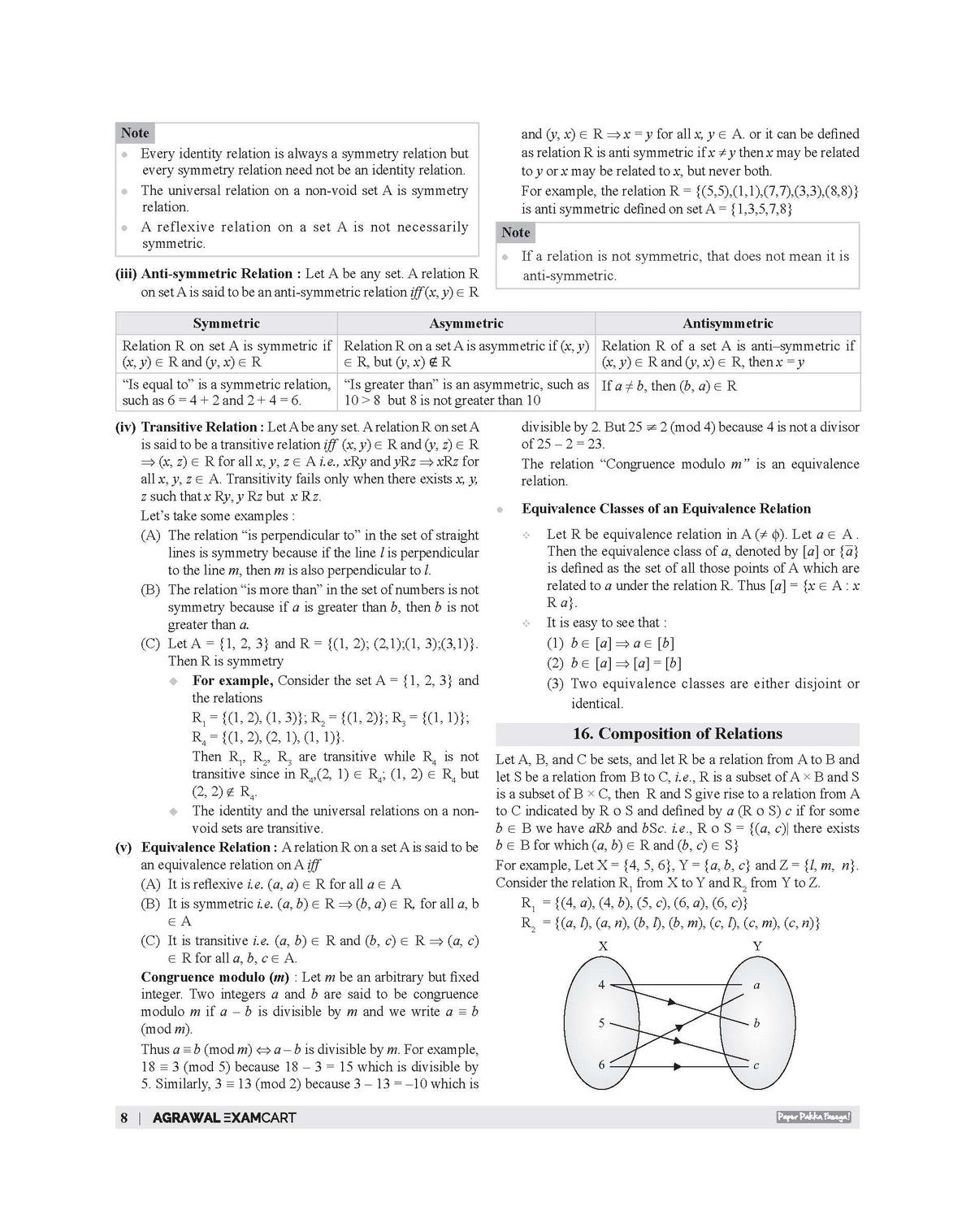 Examcart NDA/NA Mathematics (Guide + PYQ) Book For 2026 Exam In English