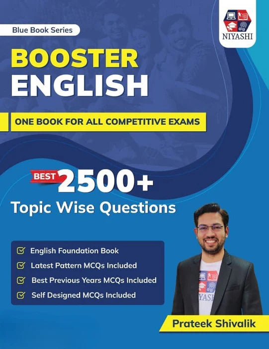 Blue Book Series KVS NVS Tier 1 Complete Set by Prateek Shivalik Sir (English + Hindi + Computer + Reasoning + Maths + General Knowledge) in English Medium (Set of 6 Books)
