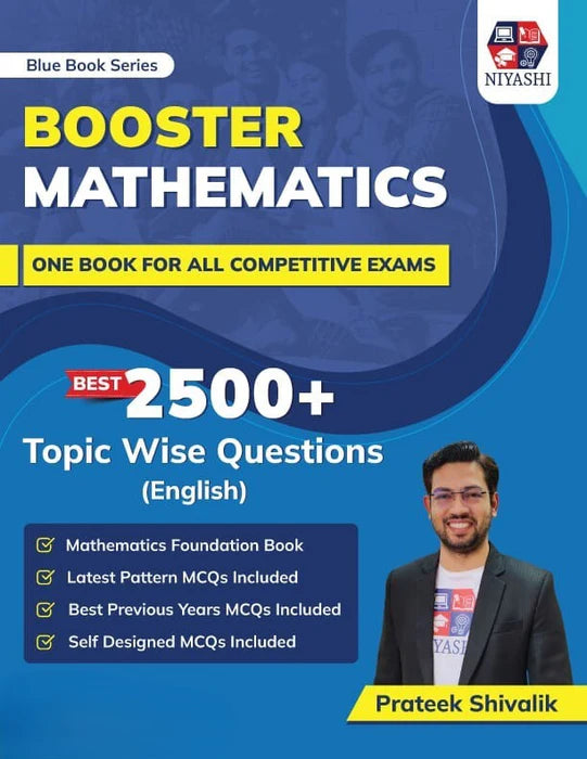 Blue Book Series KVS NVS Tier 1 Complete Set by Prateek Shivalik Sir (English + Hindi + Computer + Reasoning + Maths + General Knowledge) in English Medium (Set of 6 Books)