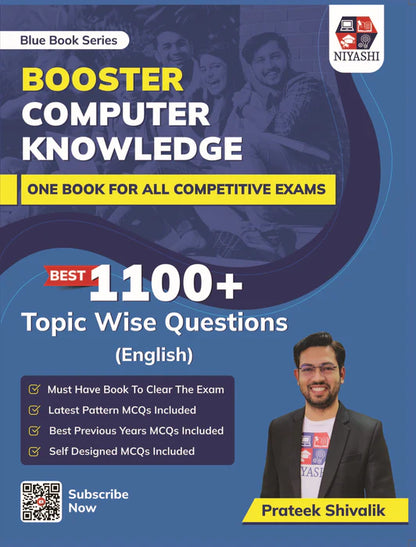 Blue Book Series KVS NVS Tier 1 Complete Set by Prateek Shivalik Sir (English + Hindi + Computer + Reasoning + Maths + General Knowledge) in English Medium (Set of 6 Books)