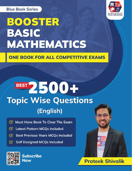 Blue Book Series Booster Basic Mathematics Book for All Teaching Exams 2026 by Prateek Shivalik