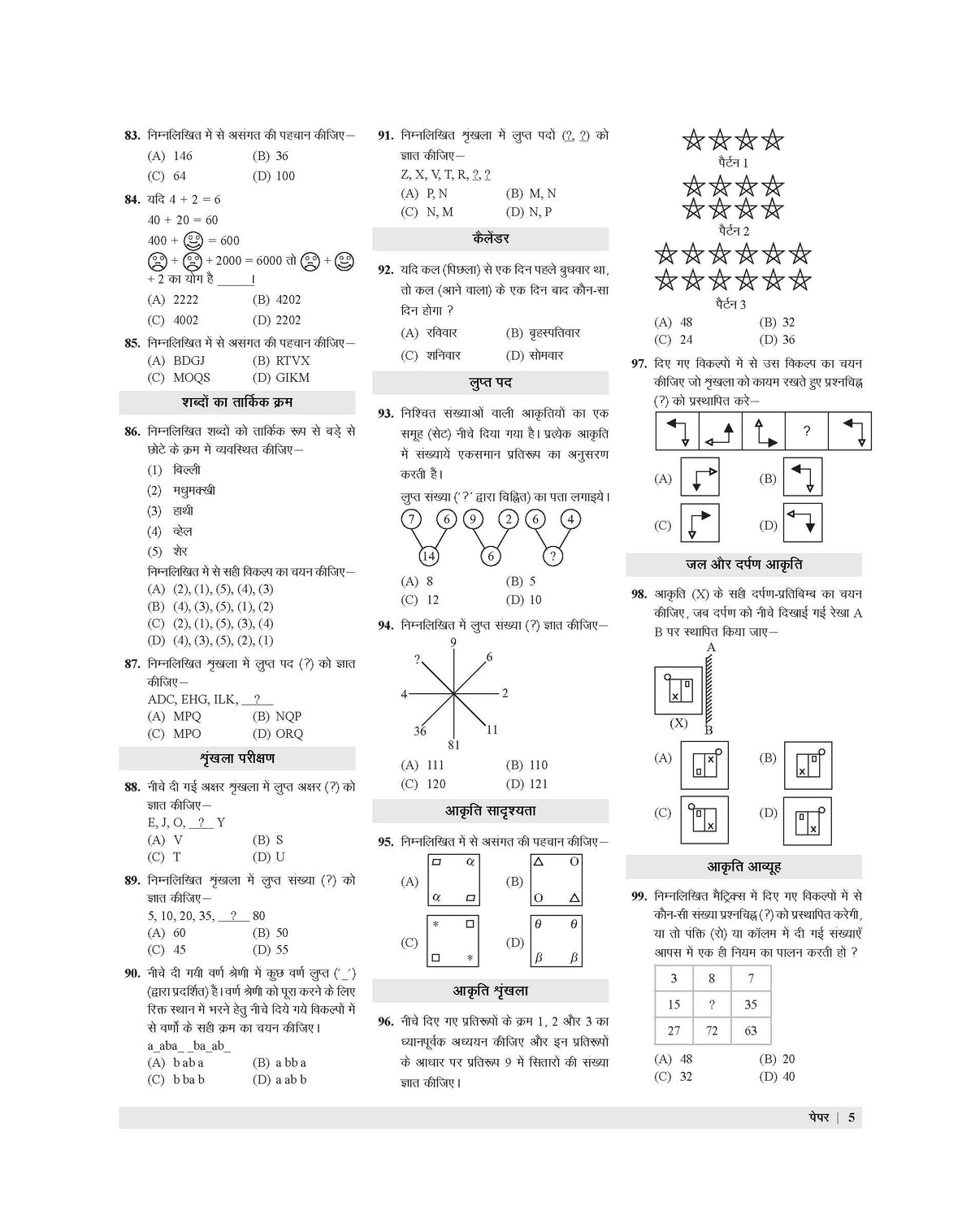 Examcart Class 6 All School Entrance Exams (JNV, Sainik, RMS, CHS & Simultala) Solved Papers Book For 2026 Exam (Hindi Medium)