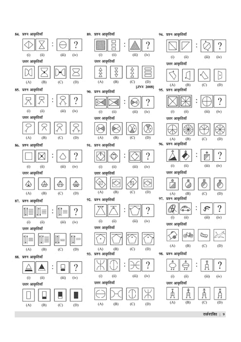 Examcart Jawahar Navodaya Vidyalaya (JNV) Class 6 Complete Guidebook For Entrance Exam 2026 in Hindi