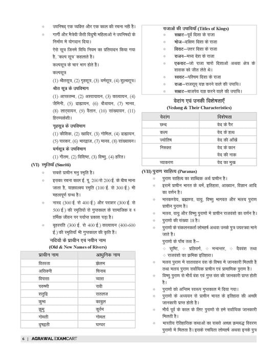 Examcart UPTET Samajik Adhayayan (Social Study) Paper 2 Complete Text Book For 2025 Exam In Hindi