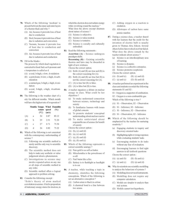 Examcart CTET Paper 2 (Class 6 to 8) Maths & Science Solved Papers Book By Prateek Shivalik For 2025 Exam In English