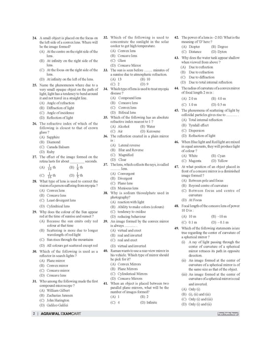 Examcart Physics Question Bank Book By Ankur Vashishth In English Medium