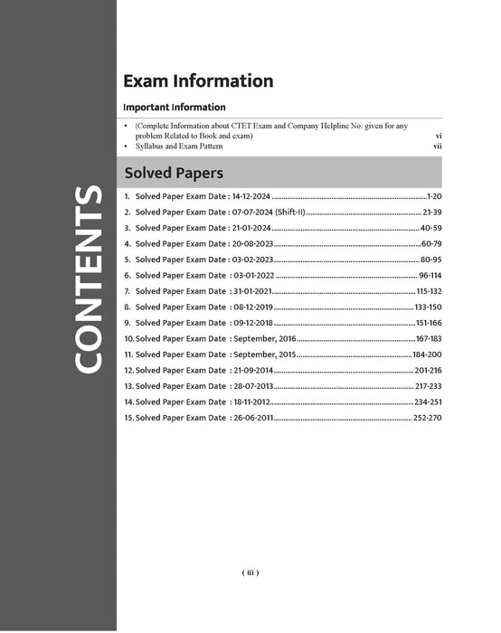 E-Book Examcart CTET Paper 1 (Class 1 to 5) Solved Paper Book By Prateek Shivalik For 2025 Exam In English