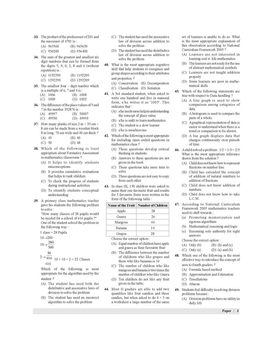 E-Book Examcart CTET Paper 1 (Class 1 to 5) Solved Paper Book By Prateek Shivalik For 2025 Exam In English