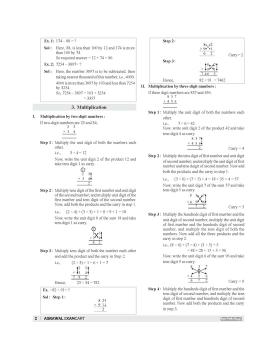 Examcart Competitive Maths Shortcuts Secrets Textbook By DP Singh Sir for All Government Exams (NRA CET, SSC, Bank, Railway, Defence, Police and all other exams) in English