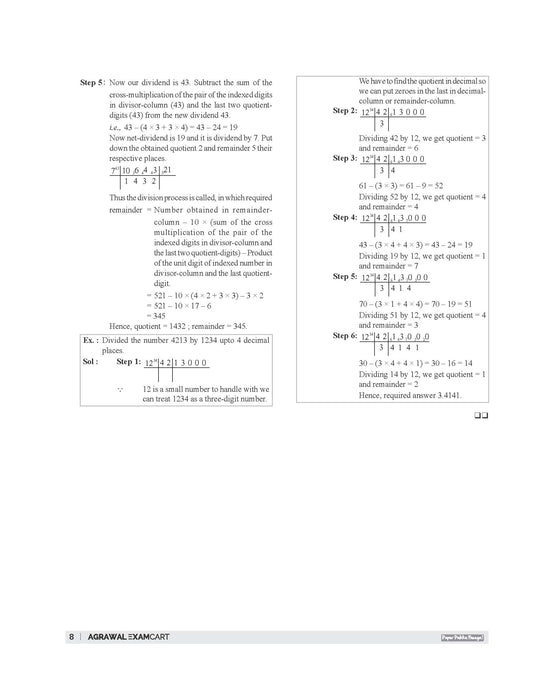 Examcart Competitive Maths Shortcuts Secrets Textbook By DP Singh Sir for All Government Exams (NRA CET, SSC, Bank, Railway, Defence, Police and all other exams) in English
