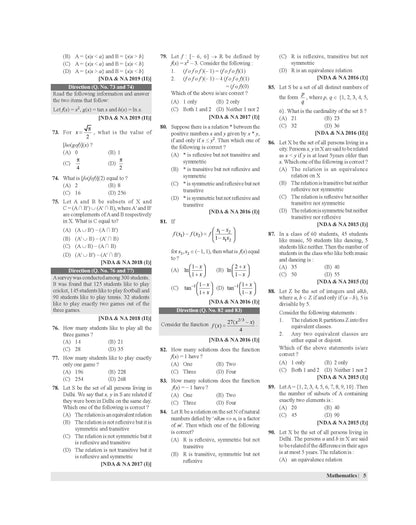 Examcart NDA/NA Mathematics & GAT (PYQs) Question Bank Book For 2026 Exam In English