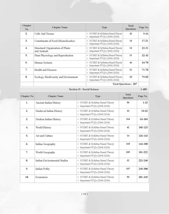 Examcart NDA/NA General Ability Test (Guide + PYQ) Book For 2026 Exam In English